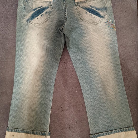 VTG Sequin Jean Capris - Picture 3 of 16